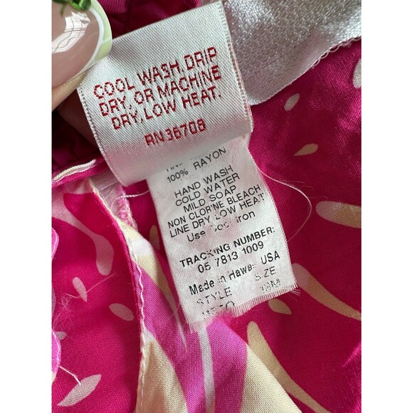 Strawberry Guava Baby Girl Hawaiian Tropical Flowers Ruffle Neckline Dress 18M - Picture 4 of 4